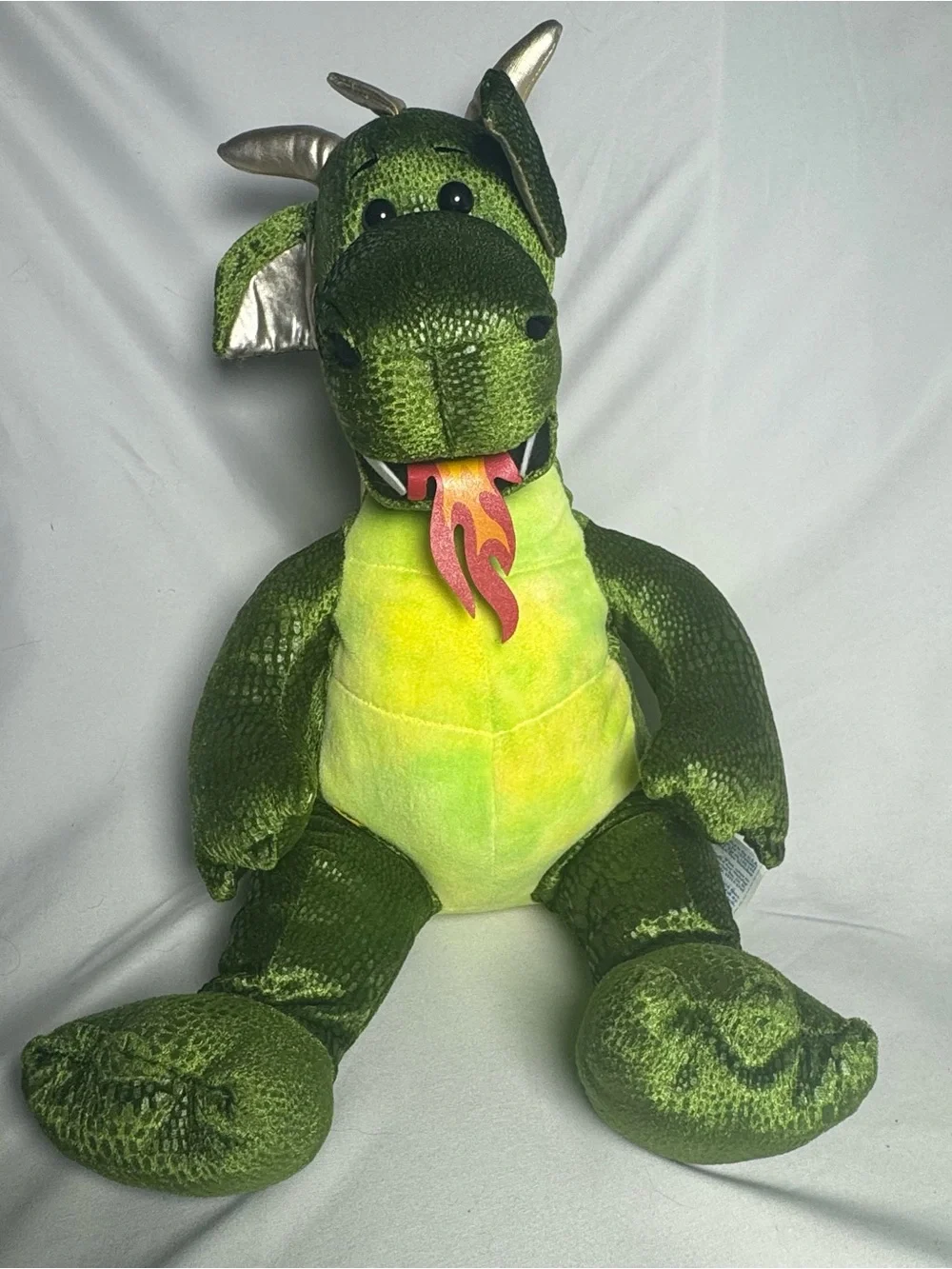 🔥 Rare Retired Build-A-Bear Fire Breathing Enchanted Dragon Plush (2010) 🔥